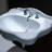WS Bath Collections Contea 22.0'' Ceramic White Ceramic Rectangular Bathroom Sink with Overflow-16965422