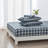 Chad Plaid Printed Cotton Bed Sheet Set-103532238