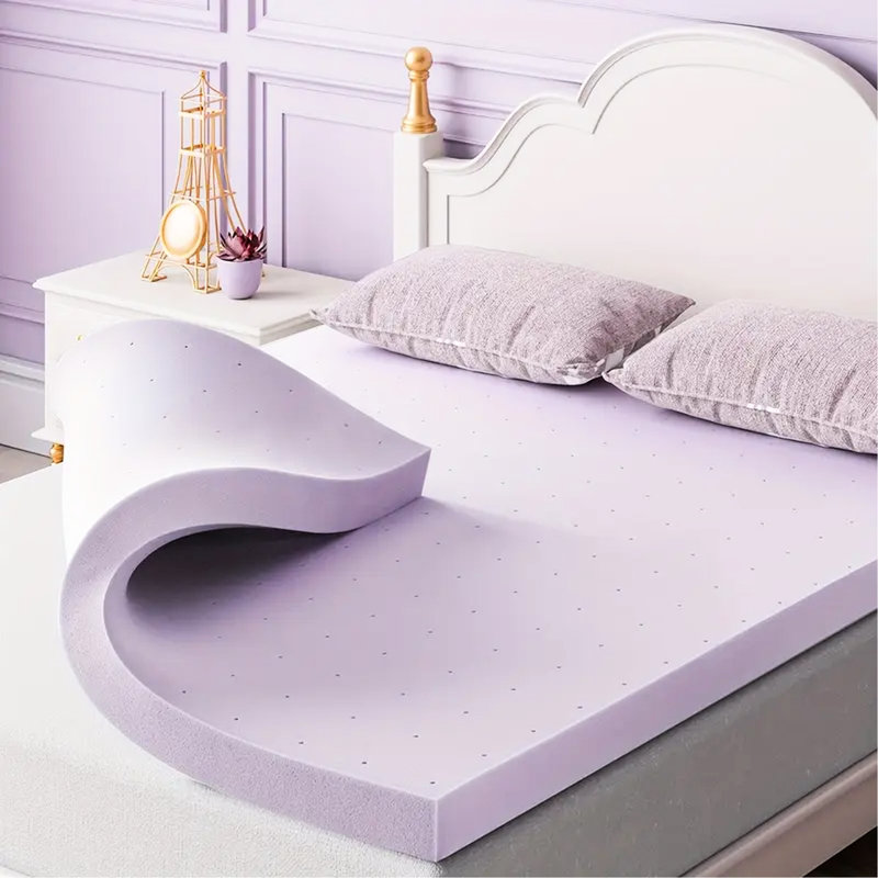 Très grand matelas en mousse à mémoire de forme de 3 pouces avec gel et conception ventilée pour le soutien de la chambre à coucher pour soulager les points de confort