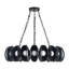 Cortez 37-in Brass dimmable LED Chandelier-1703195843