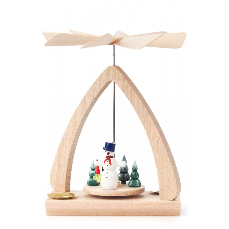 Pyramide miniature bonhomme de neige dregeno