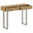 Harmony Natural And Silver 2-Drawer Console Table