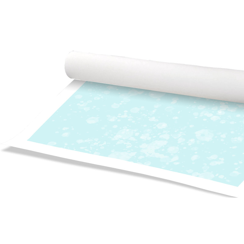 Impression sur papier de bulles fantaisistes, H 40 po x l 28 po x P 1 po, Papier