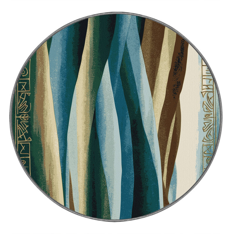 Lunar Shores Rug, Round 5'