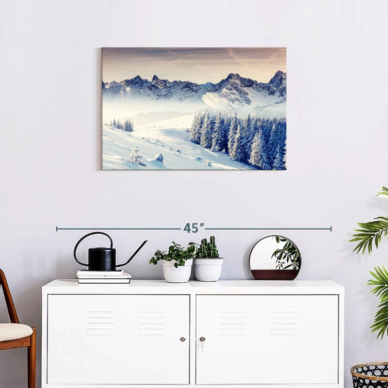 Alvord Winter Snowy Mountains, H 20 po x l 30 po