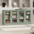 100% Solid Wood 64" Sideboard with Frosted Glass Doors and Adjustable Shelves-99106496