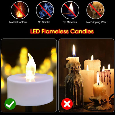 Flameless Plastic Tealight Candle