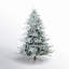 Sapin de Noël givré pré-éclairé-138922659