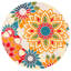 Tapis d'intérieur / extérieur à motif floral Stephine-858908257
