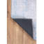 Tapis décoratif bleu et gris-55657025
