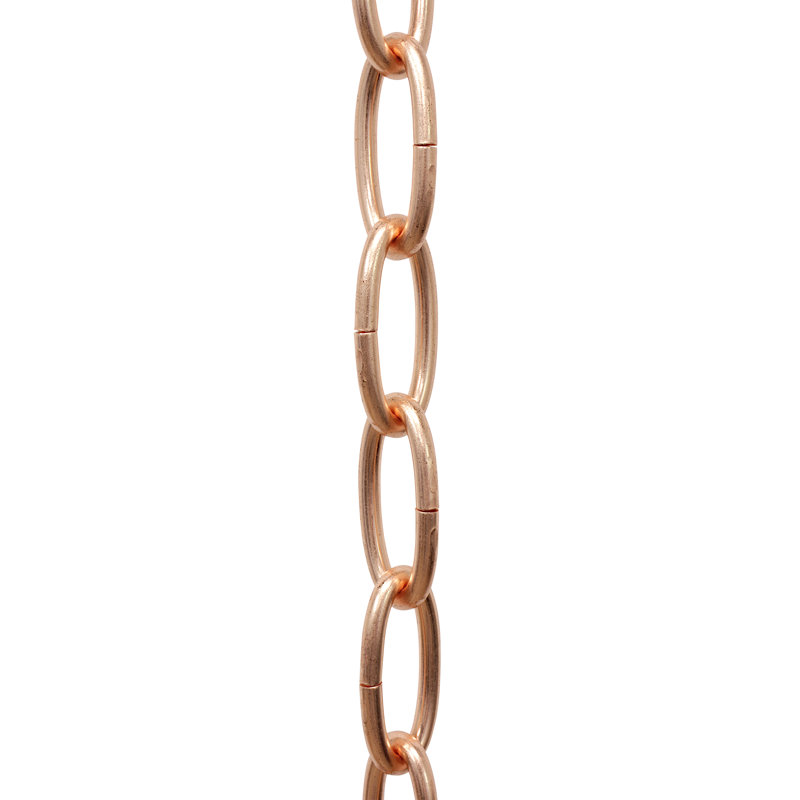 Lustre décoratif à maillons standard, Cuivre, 10 pi