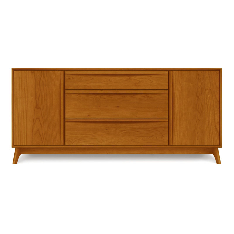 Catalina 66.13'' W Solid Wood Sideboard, Autumn Cherry
