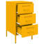 Bedside Cabinets 2 pcs 36x39x68 cm Steel-396062395