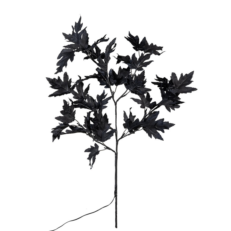 Halloween Maple Indoor/Outdoor LED Colour Changing Artificial Branch, 33"H