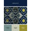 Tapis marocain bleu d'inspiration mondiale lavable à la machine Abram Ceviche-1310660879