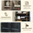 4 Piece Large TV Stand Set, Media Console With Adjustable Shelves For Living Room Family Room, Modern Farmhouse Modular Storage Cabinet Dresser For Tvs 70 Inches Above-2051990770