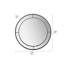 Iron Round Mirror-98249893