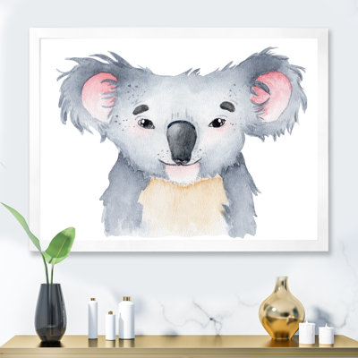 Portrait d'un mignon koala - reproduction sur toile