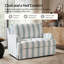 Chaise parsons surdimensionnée avec accoudoirs uniques Terren