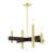 Shelby 4 - Light Steel Dimmable Modern Linear Chandelier-285315344