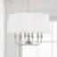 Luminaire suspendu tambour 6 lumières 