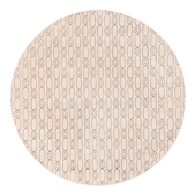 Latitude Run® Column Nikica Rug White and Silver