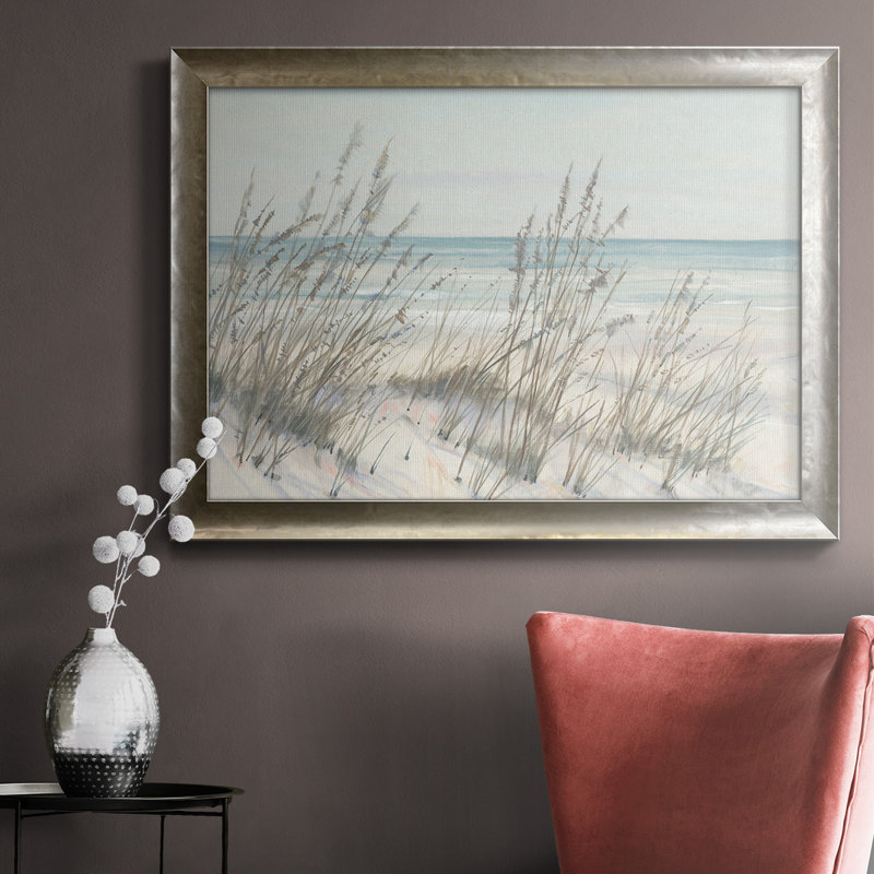 Beach Grass I - reproduction d'art sur toile, H 18 po x l 27 po x P 2,5 po