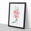 Blooming Pink Hibiscus Flowers - Picture Frame Graphic Art Print-55544759-55544772