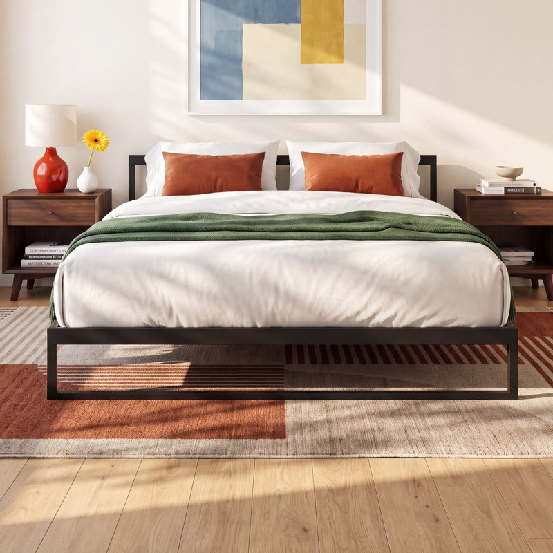Aston Platform Bed, King, Black