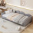Twin Size Upholstered Daybed With Cloud-Shaped Backrest-832669764-832669767