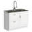 46-Inch Laundry Utility Sink And Cabinet
