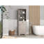 Armoire à linge 1 tiroir et 3 tablettes-54967597