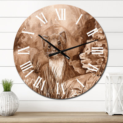 Horloge murale surdimensionnée