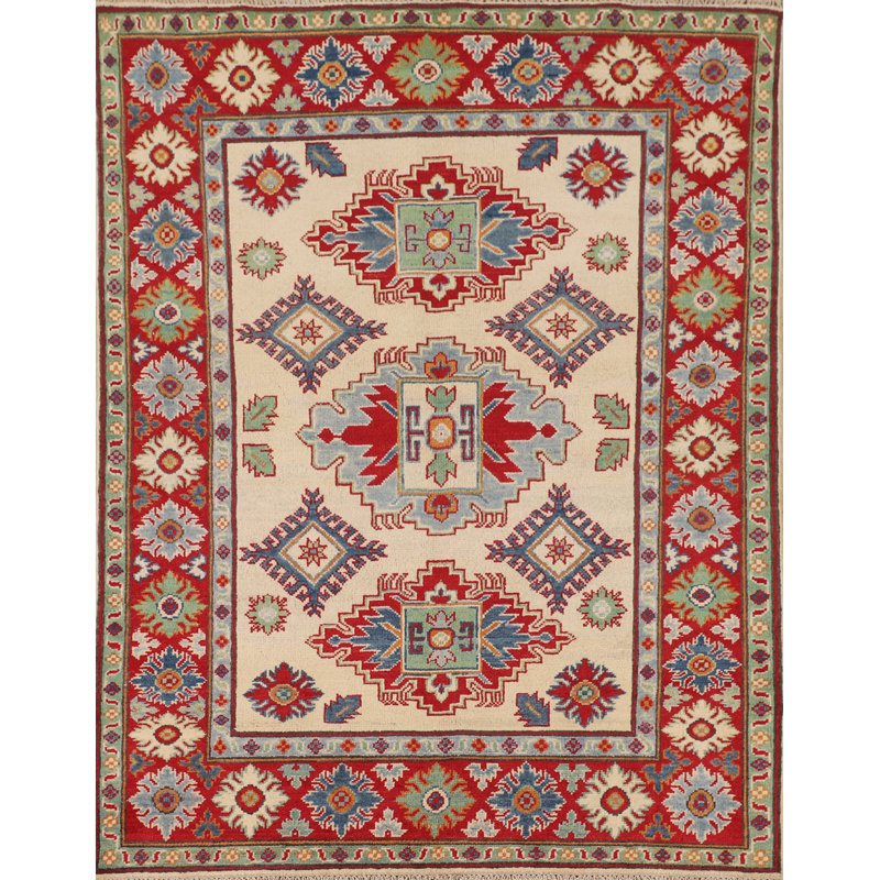 Tapis décoratif géométrique Kazak