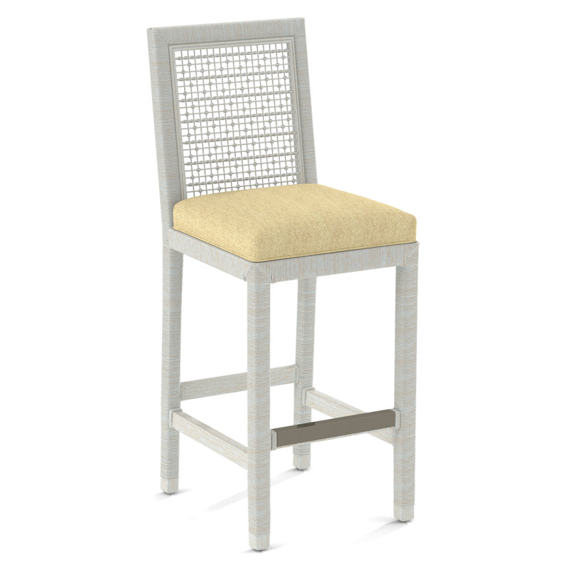 Tabouret de bar Sorinda Glinda, Performance sucre beige, Bisque