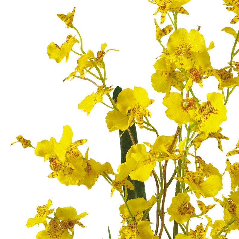 Arrangement floral dans une vase, Jaune