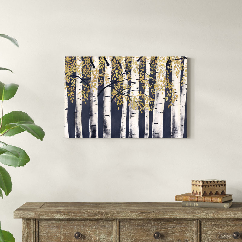 Or frais indigo Fresh Forest, H 30 po x l 20 po