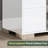 Dulane 3 Pieces Modern Highlgloss Bedroom Set, White-114141064