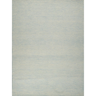 Benton Hand Tufted New Zealand Wool Blue Area Rug