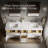 Quo Wall Mounted Single Bathroom Vanity with Solid Wood Top-91943346-124966460