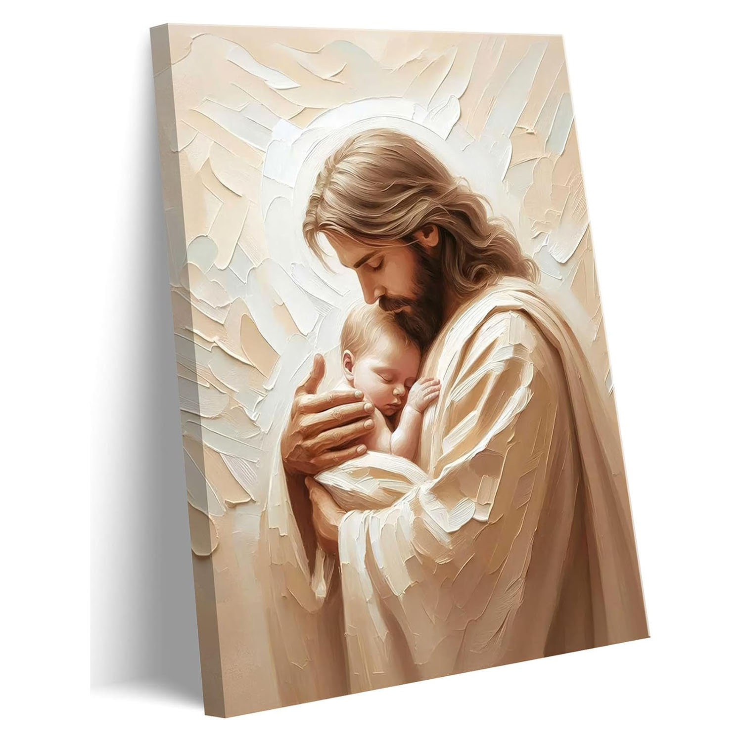 Astoria Grand Jesus Canvas Wall Art Jesus Holding Baby Wall Decor ...