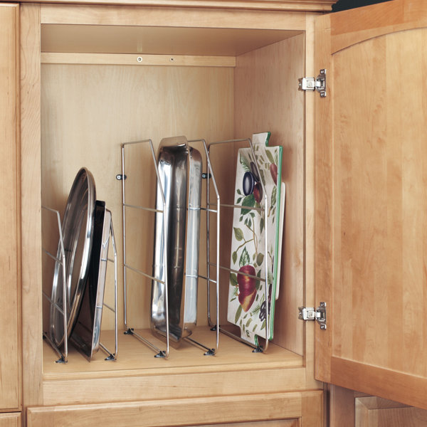 Kitchen Cabinet Baking Pan Storage Organizer