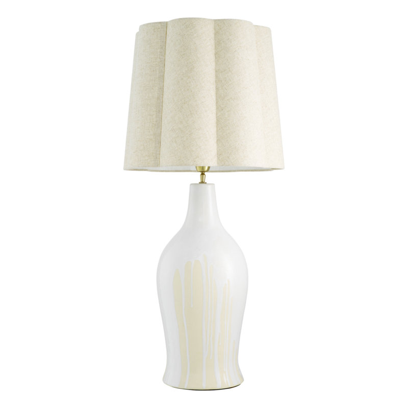 Table Lamp Beatriz Incl Shade, White