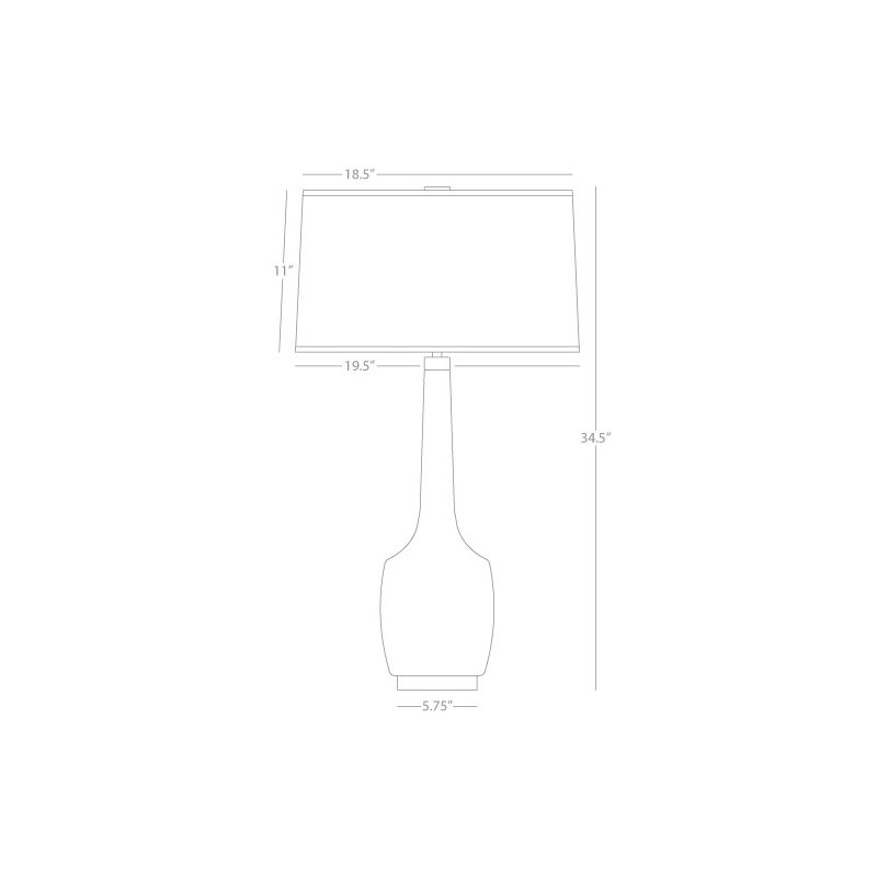 Delilah Table Lamp, Daisy