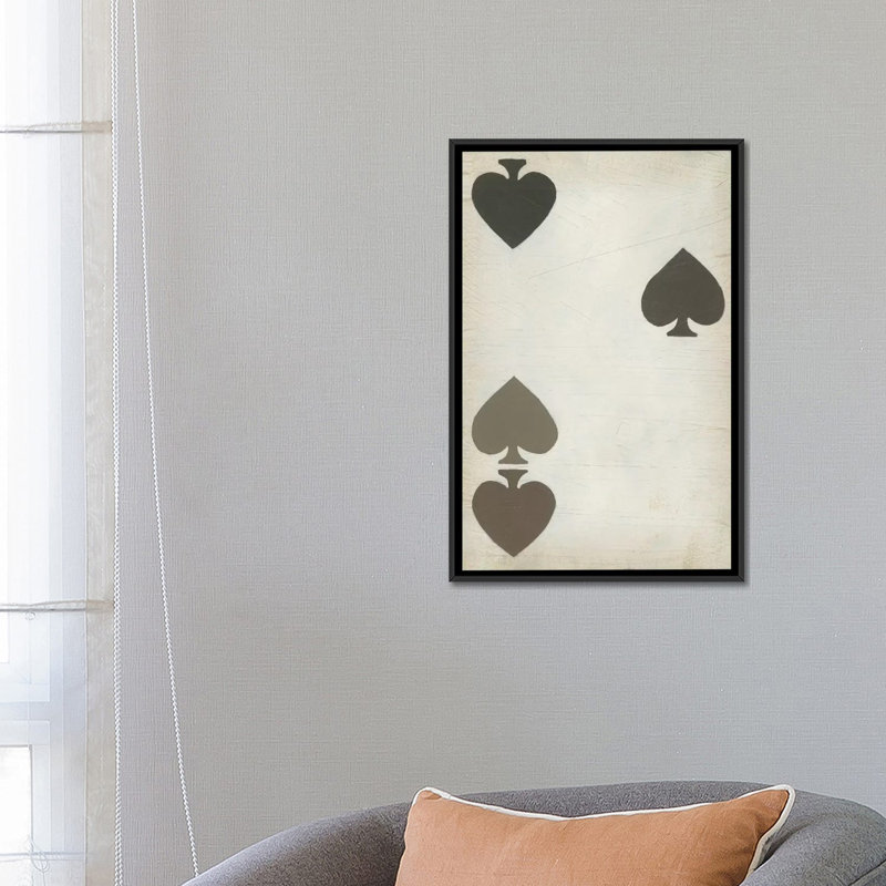 «Fun and Games I», reproduction d'art, H 26 po x l 18 po x P 1,5 po, Toile avec cadre noir