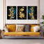 3 Piece Wrapped Canvas Print-126588356
