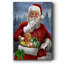 «Quiet Santa», reproduction sur toile-1173919662