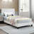 Chenevert Vegan Leather Platform Bed-940773810-940773813