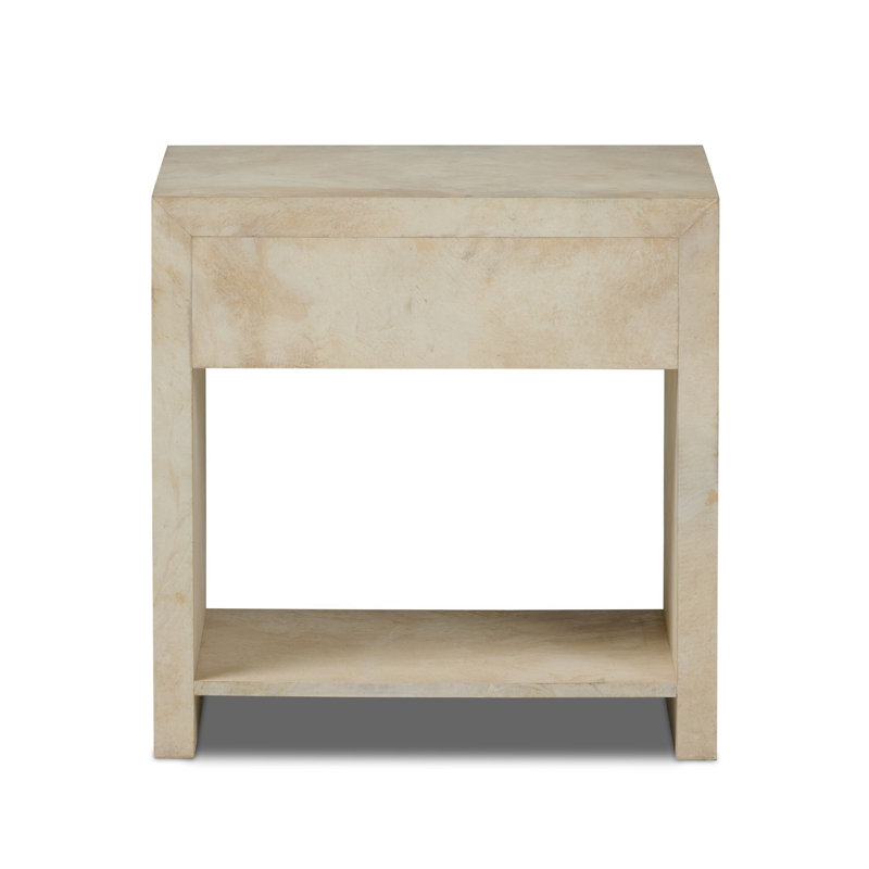 Dolly Nightstand-Light Natural Taupe Vellum