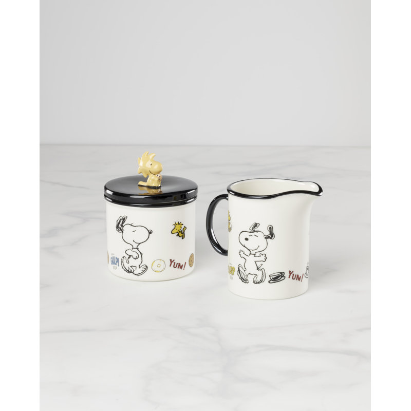  Ensemble 2 pièces Chef Snoopy Sugar & Creamer
